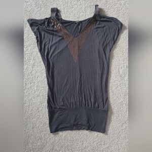 Express Banded Bubble Tunic